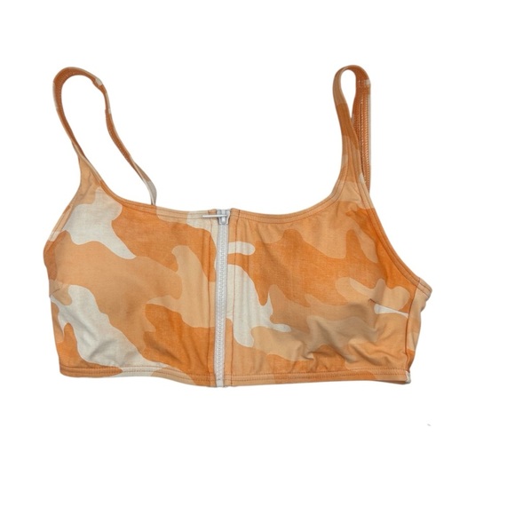 NWT Michael Kors Orange and White Bikini Set Size Small - Picture 2 of 11